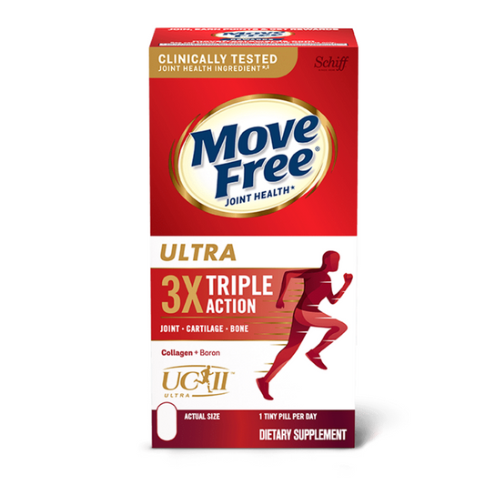 Move Free® 3X Ultra Triple Action With Type II Collagen & Boron (64 servings)