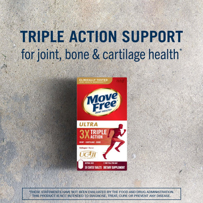 Move Free® 3X Ultra Triple Action With Type II Collagen & Boron (64 servings)